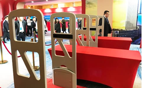 RFID高頻開放式通道用于會議簽到